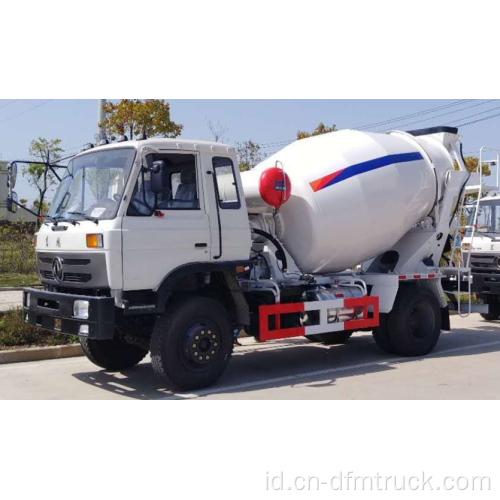 Truk pengaduk beton 6m3 dengan sasis truk 4X2